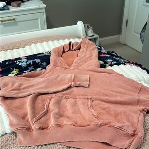 American Eagle Outfitters Coral Hoodie